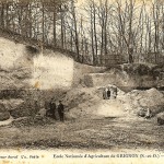 La falunière de Grignon - carte postale ancienne