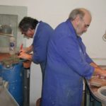 Atelier 2001 - Michel et Georges en pleine action