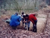 07- Mars 1989 Les débuts de la fouille scientifique par l'équipe de passionnés Nicole, Guy, Pierre_Yves