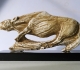 Hyène rampante - Grotte de la Madeleine (24) - Magdalénien 15000 BP - Fragment de propulseur en ivoire de mammouth