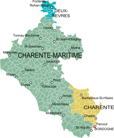 Carte de la Saintonge - Wikipedia