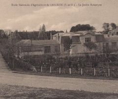 Grignon - Le jardin botanique. Carte postale collection Maryse Le Gal