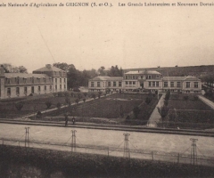 Grignon - Les grands laboratoires. Carte postale collection Maryse Le Gal