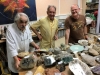 Michel, Jean et Daniel prêts pour la Fête des Assoc.