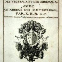 Frontispice "Histoire Naturelle des Animaux" - Elie Richard édition 1700