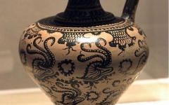 Oenochoé minoenne aux argonautes -  3500 BP - Marseille, musée d'Archéologie Méditerranéenn