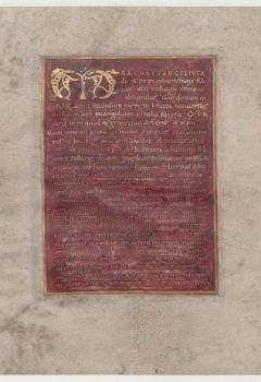 Evangile selon saint Marc sur vélin pourpre du chapitre Saint Goery - XIIe-s. - Theodoor van Thulden (1606-1669) - © Bmi d'Epinal (88)