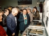 M. André Darrigrand, Directeur des Affaires Communes de La Poste, à gauche et M. Aron, Conseiller technique de M.  Le Ministre des PTT. Au 2ème plan, à gauche Georges Vancraynest, membre du club, préhistorien. A droite de profil , Jean Pierre Roucan MNHN