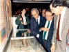 Messieurs André Darrigrand, Directeur des Affaires Communes  de La Poste et Aron, Conseiller technique de Monsieur le  Ministre des PTT, Claude HY, Vice-Président du club Île de France