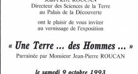 Vernissage de l'exposition "Une terre des hommes" - Bry sur Marne 1993