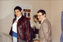 Nicole Casile et Didier Lafosse, membres du club - 1993
