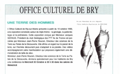 Exposition "Une terre des hommes" - 1993
