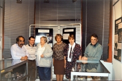 De G à D : Michel Nguyen, Didier Lafosse, Maud Nguyen, Geneviève Jarry, x, Jacques Géraud
