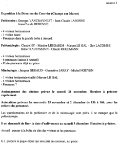 Planification des travaux et des intervenants