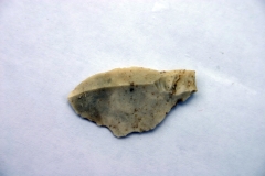 Silex aménagé, couteau - Photo Claude HY