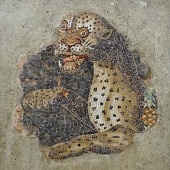 Mosaïque de la maison des masques - Musée de Délos (Cyclades) - IVème s. av JC - crédit  Olaf Tausch