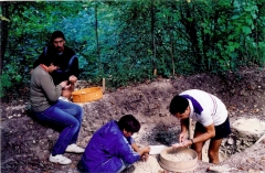 1994 - Guy Lacombe, Nicole Casile, Martine Lesgards, Claude HY - photo M. Le Gal