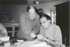 2001 - Claude et le pasteur danois Eiving Palm