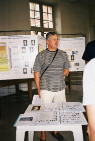 40- Guy lors de l'exposition sur le Lutétien - Novembre 1998
