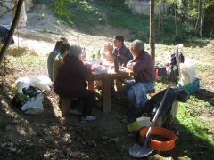 54- 2 Octobre 2006 Repas dans la falunière