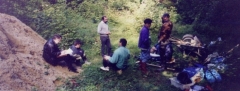 Août 1994 Jacques, Martine, Didier, Guy, Maryvonne, André