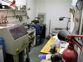 Vue gauche de l'atelier - mars 2001