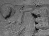 Le songe des rois mages (détail). Les 3 âges de la vie: éveil de l'adulte -en haut-, demi-éveil du jeune homme jeune, sommeil du vieillard