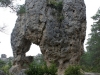 12-09 Montpellier le Vieux, sur le Causse Noir, chaos ruiniforme dans le calcaire dolomitique du jurassique moyen: L’arc de triomphe.