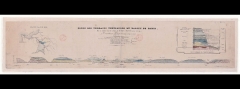 Coupe des terrains tertiaires du BP, Constant Prévost 1830 - Crédit BNF