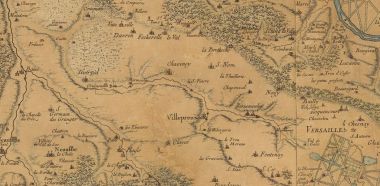 Francois de La Pointe - Carte particulière des environs de Paris (1674-1678) - détail Grignon