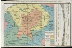 Carte du BP par d'Omalius d'Halloy - 1816