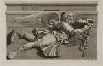 Borée, le vent du Nord sur la tour des vents à Athènes - Gravure de 1762 - Stuart et Revettss - "The-Antiquities of Athens - 1762