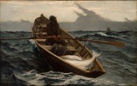 Doris des bancs - Winslow Homer - The Fog Warning (1885)