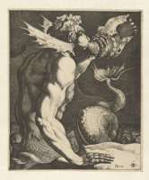 Triton soufflant la conque -Jacob de Gheyn (1596-1641) - Rijksmuseum
