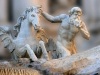 Triton  et cheval - Fontaine Trevi à Rome