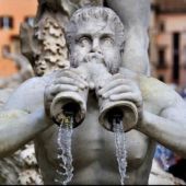 Triton - fontaine du Maure - Piazza Navona, Rome