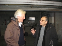 Hervé et Hervé en pleine discussion.