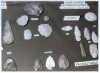 Vitrine outils du Paléolithique