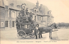 Grignon - Le départ pour la gare