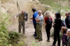 Visite de la falunière sous la conduite d'Hervé. Photo François B.