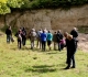 Visite de la falunière sous la conduite d'Hervé. Photo François B.