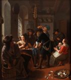 Les Mangeurs d'huîtres - Cornelis de Man (1670)