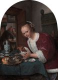 La mangeuse d'huîtres - Jan Steen (1658)