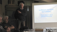 Exposé d'Hervé D. "Le Bassin de Paris au Lutétien, point chaud de la Paléo-biodiversité"- Photo ML