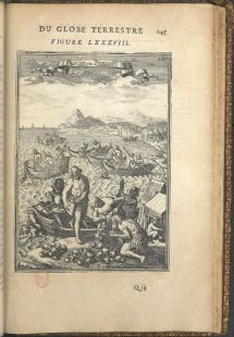 La pêche aux perles - Description de l'Univers (1683) - Manesson Mallet, géographe et cartographe