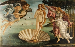 La naissance de Vénus - Sandro Botticelli (1485) - Galerie des Offices, Florence.