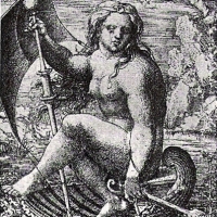 Le  triomphe de Vénus - Gravure Dirk Vellert (1524) - Cité par Claude Lapaire