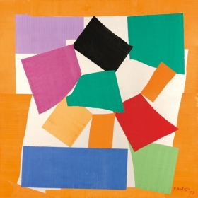 Henri Matisse - L'escargot (1953) - gouache sur papier, Tate Gallery Londres