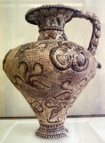 Vase minoen - décor d'Argonaute et coquillages - 3500 BP