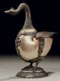 Nautile monté en forme de cygne - Drouot - Millon OVV